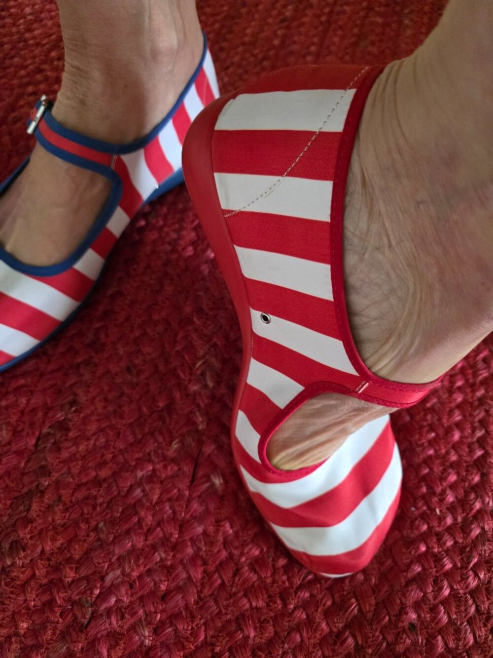 Hot Chocolate Design Chocolaticas Stars & Stripes Mary Jane Flats | Size 39 (US - Picture 2 of 6